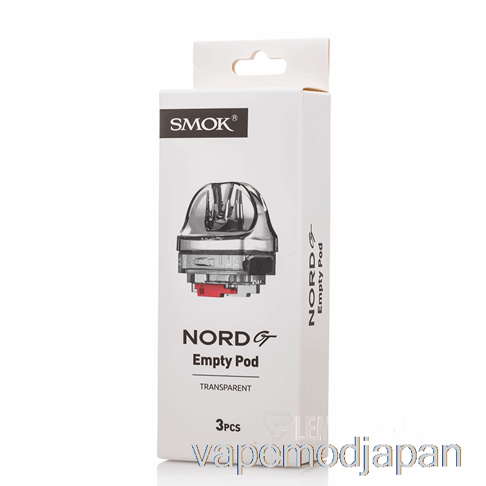 VAPE MOD SMOK NORD GT 交換用ポッド 透明